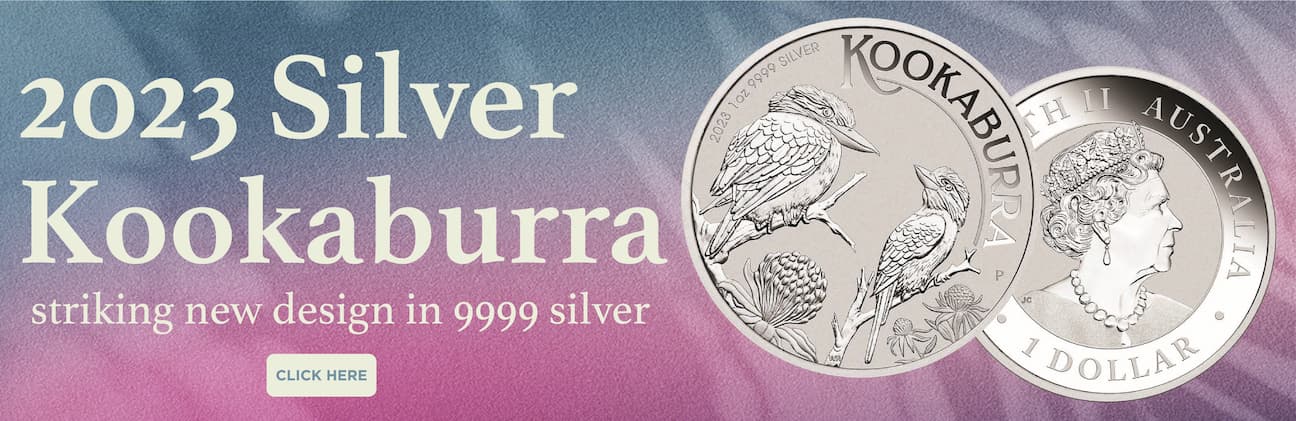 A 2023 Silver Kookabura Coins. Striking new design with 9999 silver.