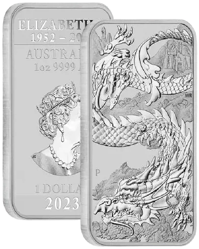  The 2023 1oz Silver Dragon Bar