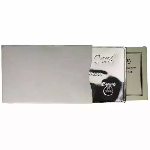 1 oz Pyromet Silver Card (New w/ CoA) (3)