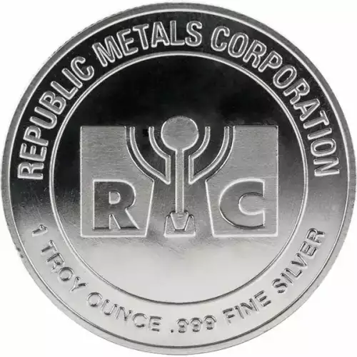1 oz (RMC) Republic Metals Silver Round (Secondary Market)