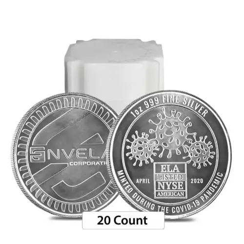 1 oz Silver Envela COVID-19 Round (3)