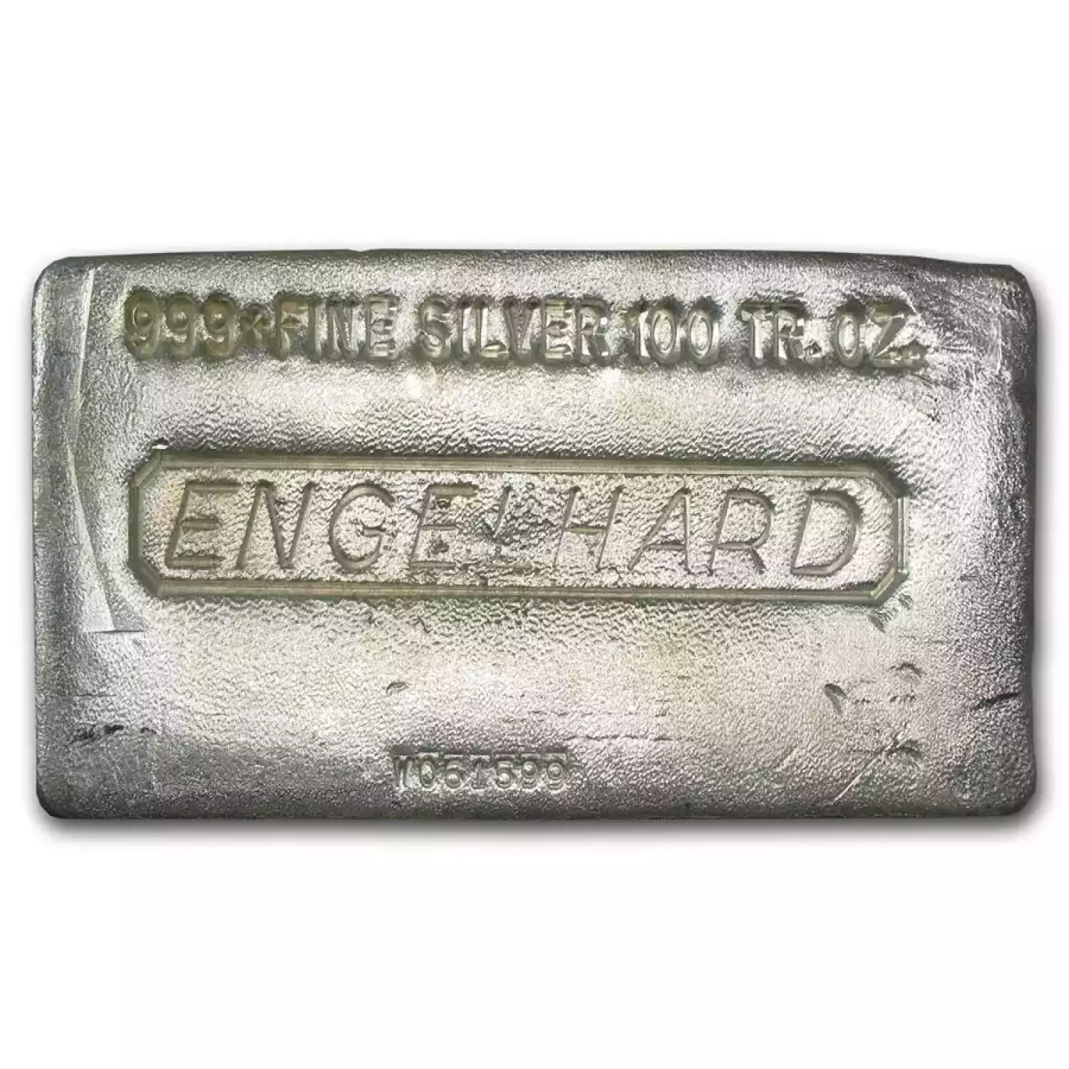 100oz Engelhard Silver Bar (Poured)