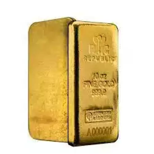 10oz Republic Metals Corp  Cast Gold Bar (2)