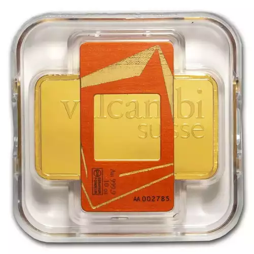 10oz Valcambi Gold Bar - minted