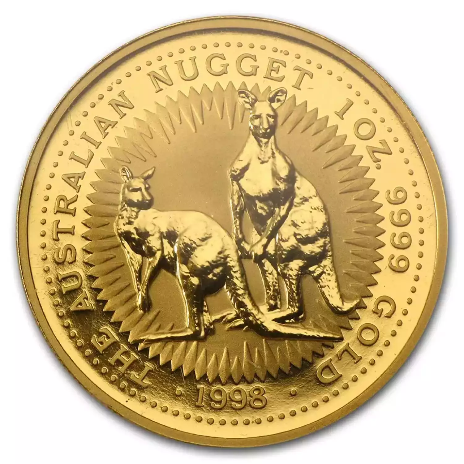 1998 1oz  Bullion Nugget / Kangaroo Coin
