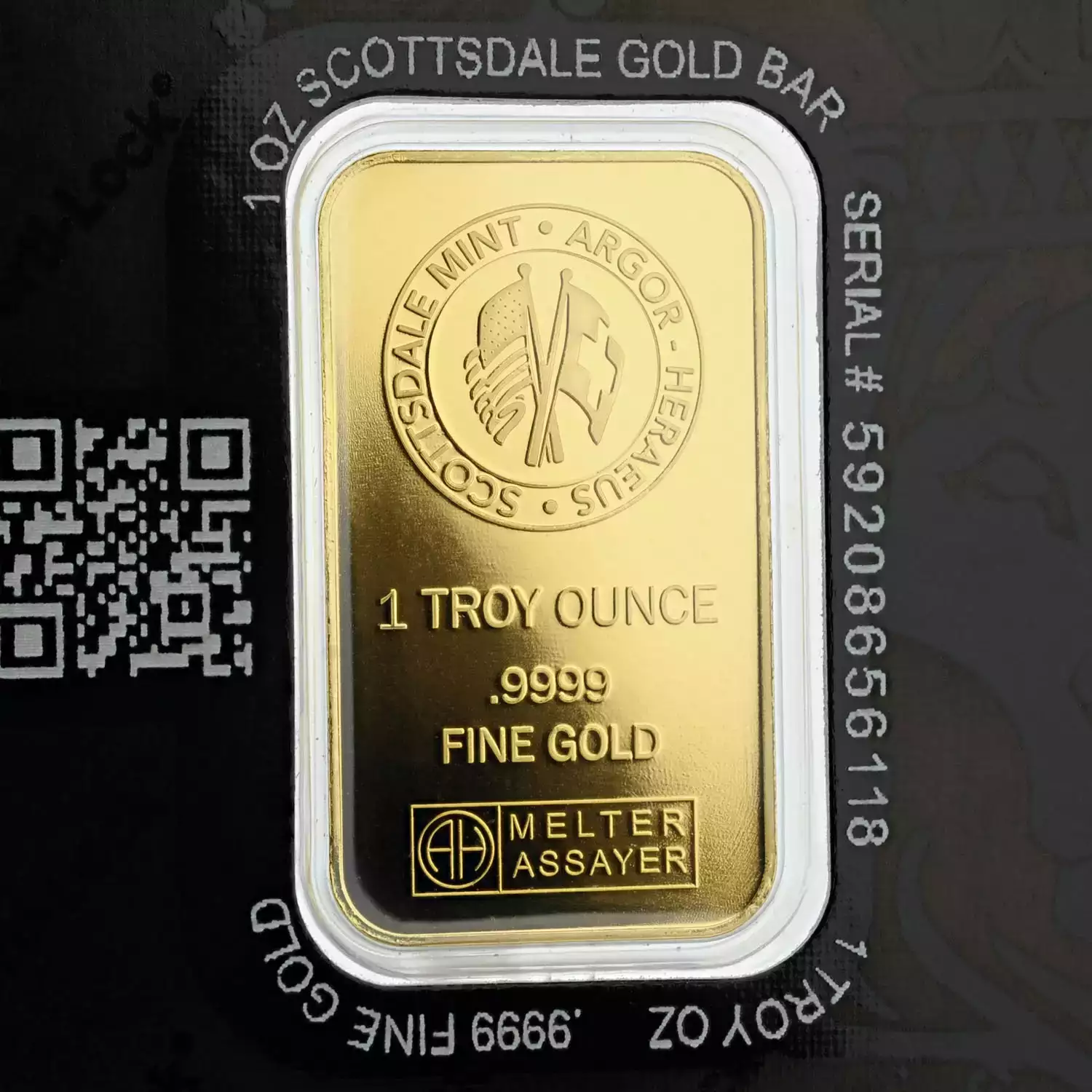 1oz Scottsdale Mint Gold Lion Bar .9999 Purity w/cert (2)