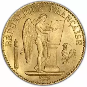 20 Francs France Gold Coin – Lucky Angel