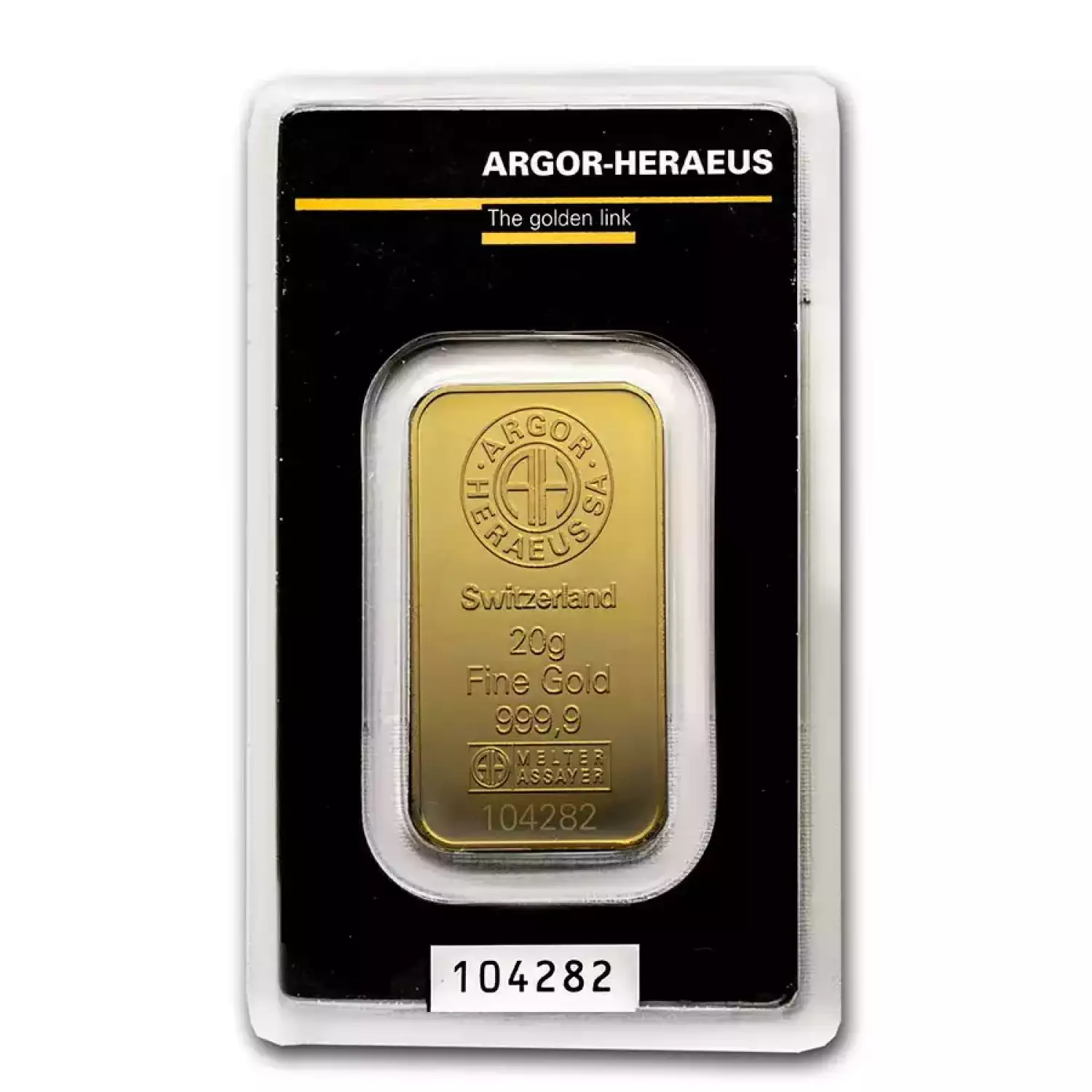 20 gram Gold Bar - Argor-Heraeus (In Assay) (3)