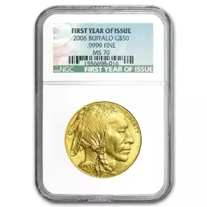 2006 1 oz Gold Buffalo MS-69 NGC First Year of Issue