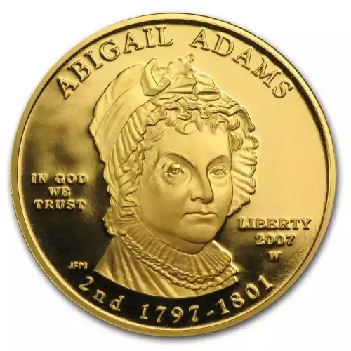2007-W 1/2 oz Gold Abigail Adams MS69 PCGS (w/Box & COA) (1)