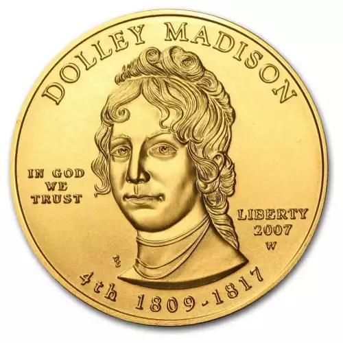 2007-W 1/2 oz Gold Dolley Madison BU (w/Box & COA) (2)