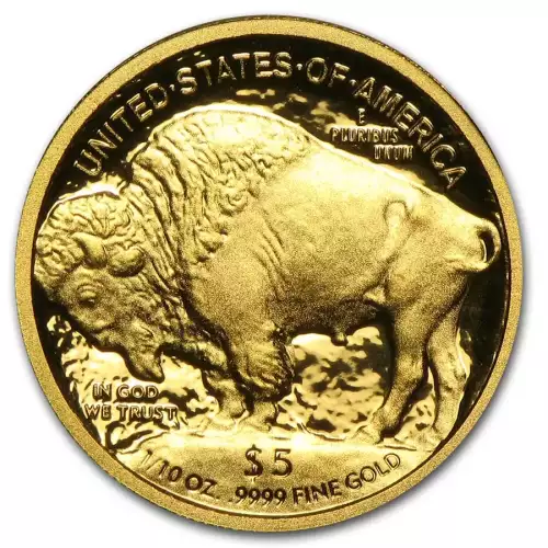2008-W 1/10 oz Proof Gold Buffalo with Inner Box.  No Outer Box or COA (2)