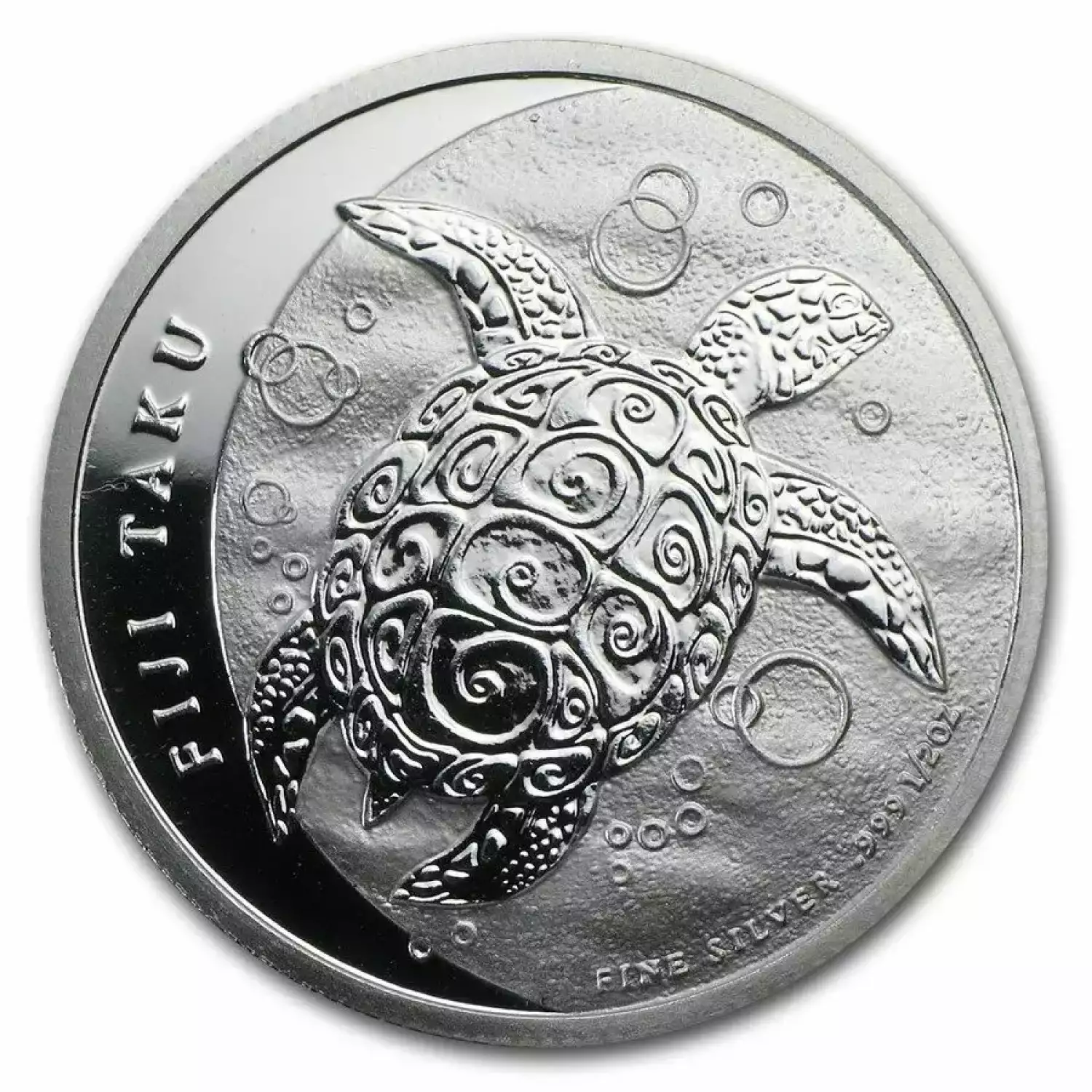 2013 $1 Fiji 1/2oz Hawksbill Turtle Silver Coin (1)