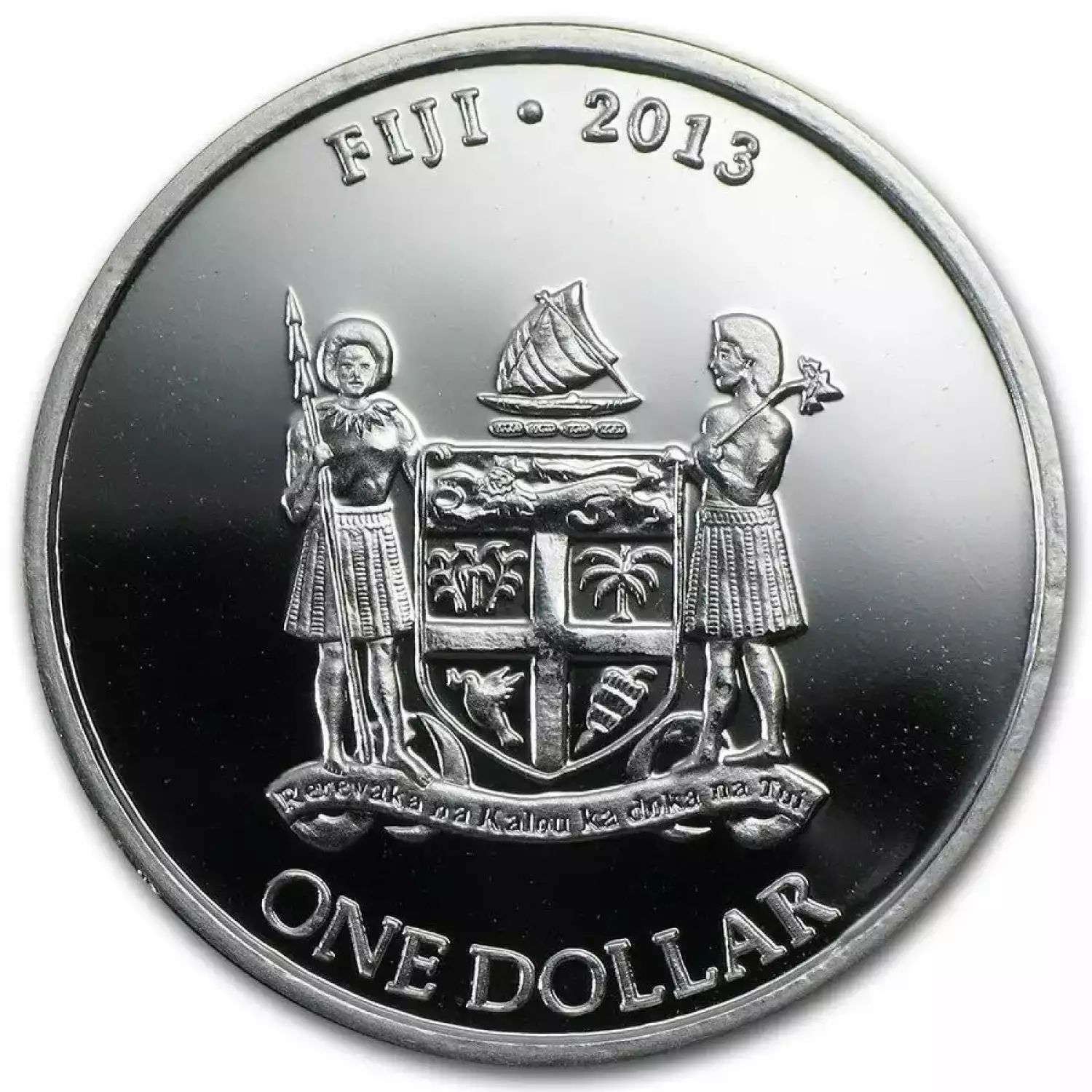 2013 $1 Fiji 1/2oz Hawksbill Turtle Silver Coin (2)