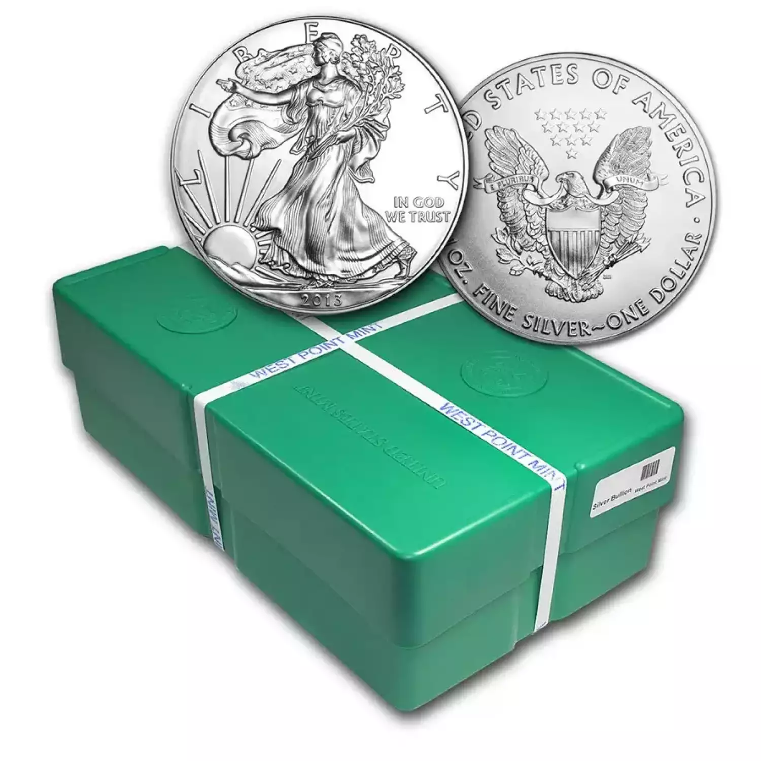 2013 500-Coin Silver Eagle Monster Box (WP Mint, Sealed) (1)