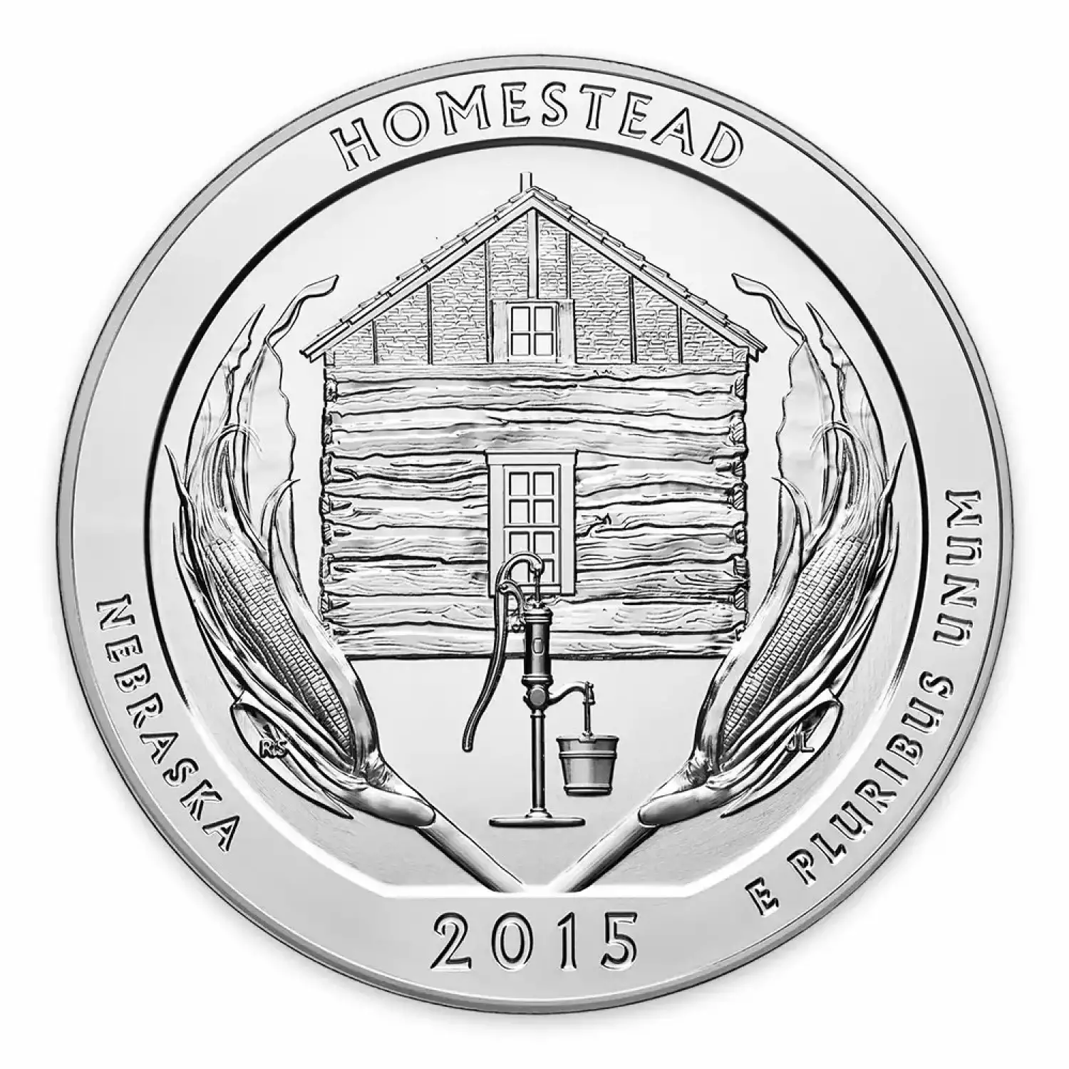 2015 5 oz Silver America the Beautiful Homestead National Park