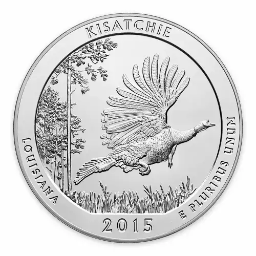 2015 5 oz Silver America the Beautiful Kisatchie National Forest