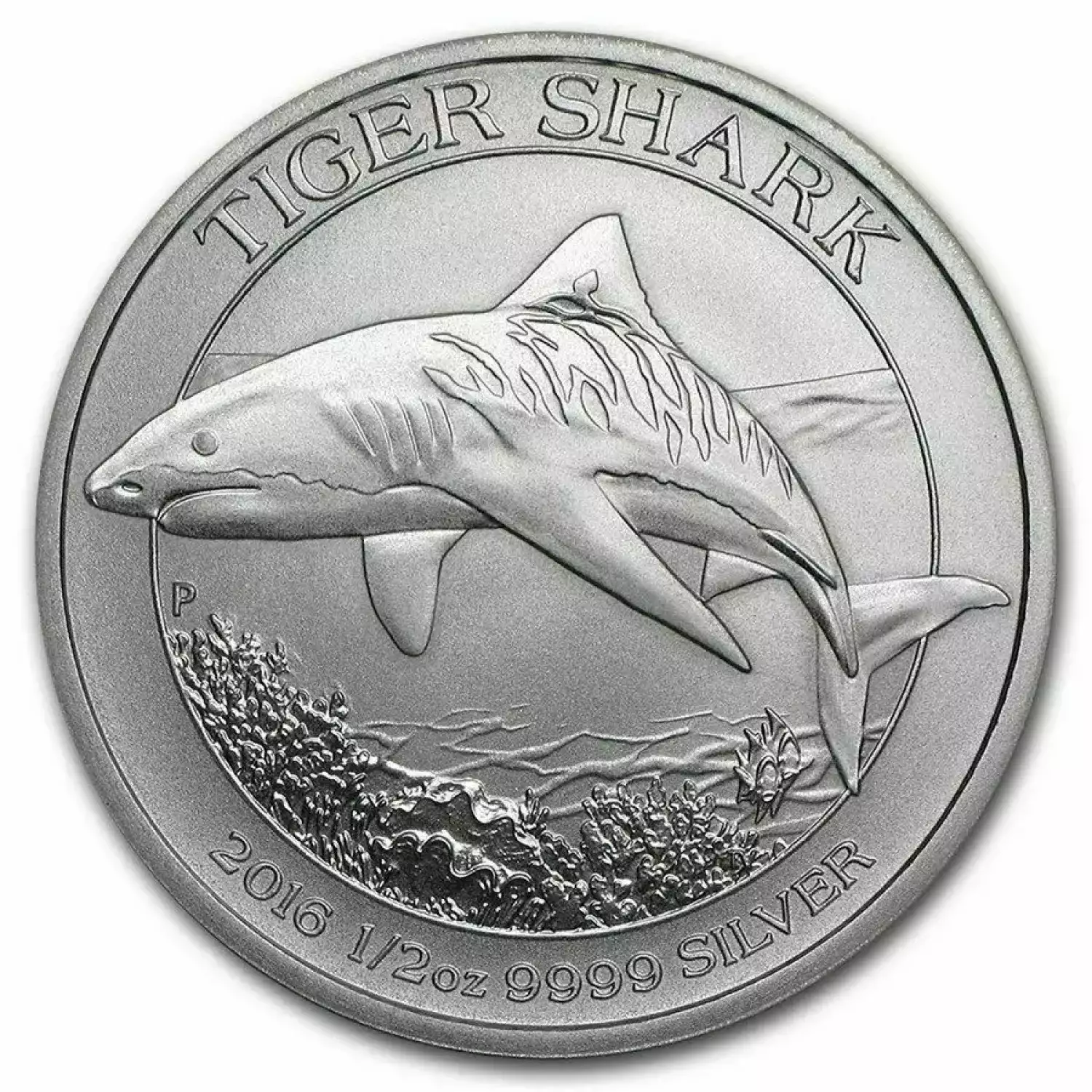 2016 1/2oz Perth Mint Silver Tiger Shark