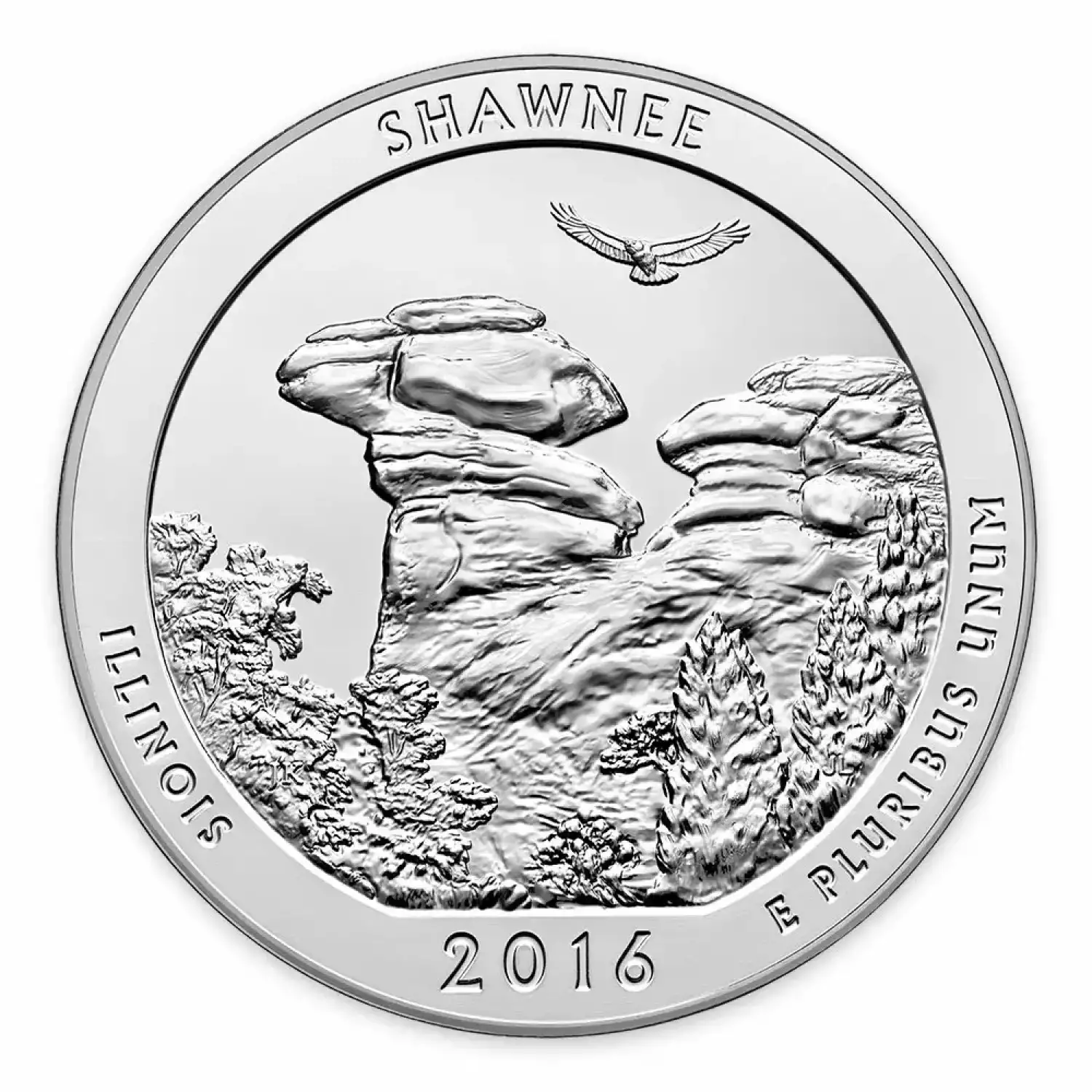 2016 5 oz Silver America the Beautiful Shawnee National Forest
