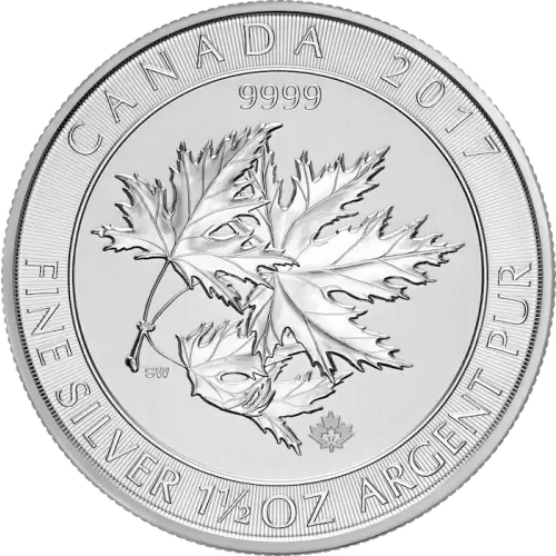 2017 1.5oz Canadian Silver Maple Leaves (2)