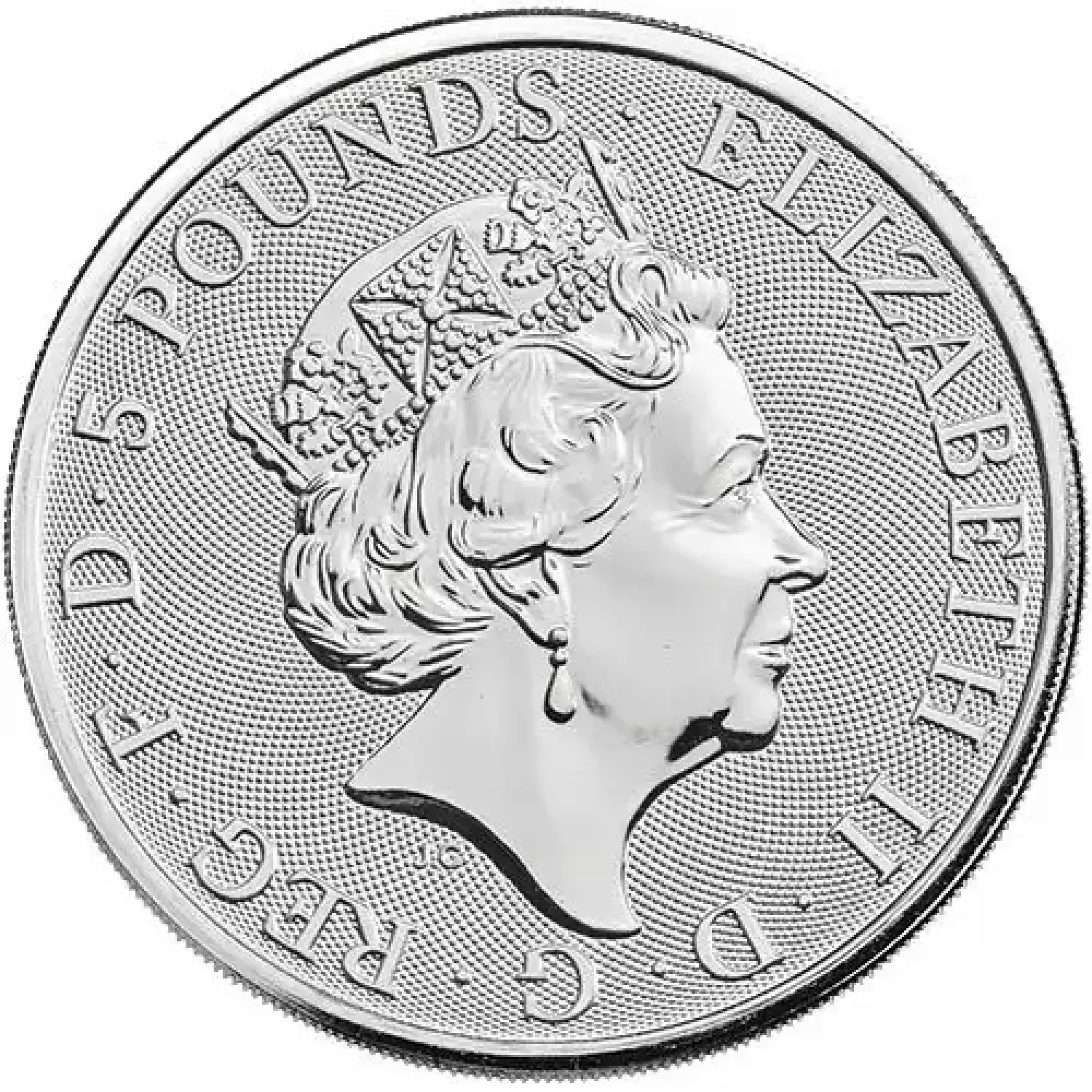 2018 2 oz British Silver Queen’s Beast Black Bull Coin (BU) (2)