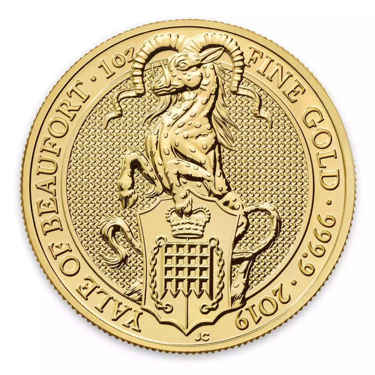 2019 1oz Britain Queen's Beast: The Yale of Beaufort (2)