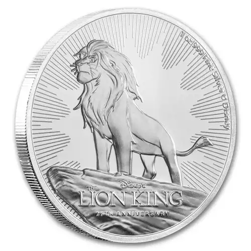 2019 Niue 1 oz Silver $2 Disney Lion King 25th Anniversary (2)