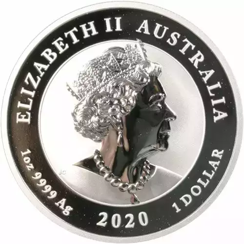 2020 1 oz Australian Silver Bull and Bear Coin (BU) (2)