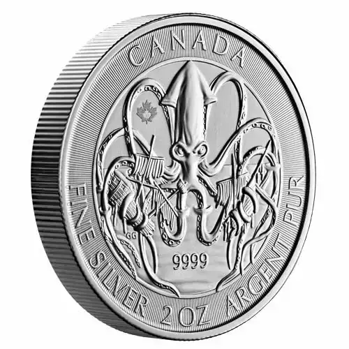 2020 2 oz Canadian Kraken Silver Coin (2)