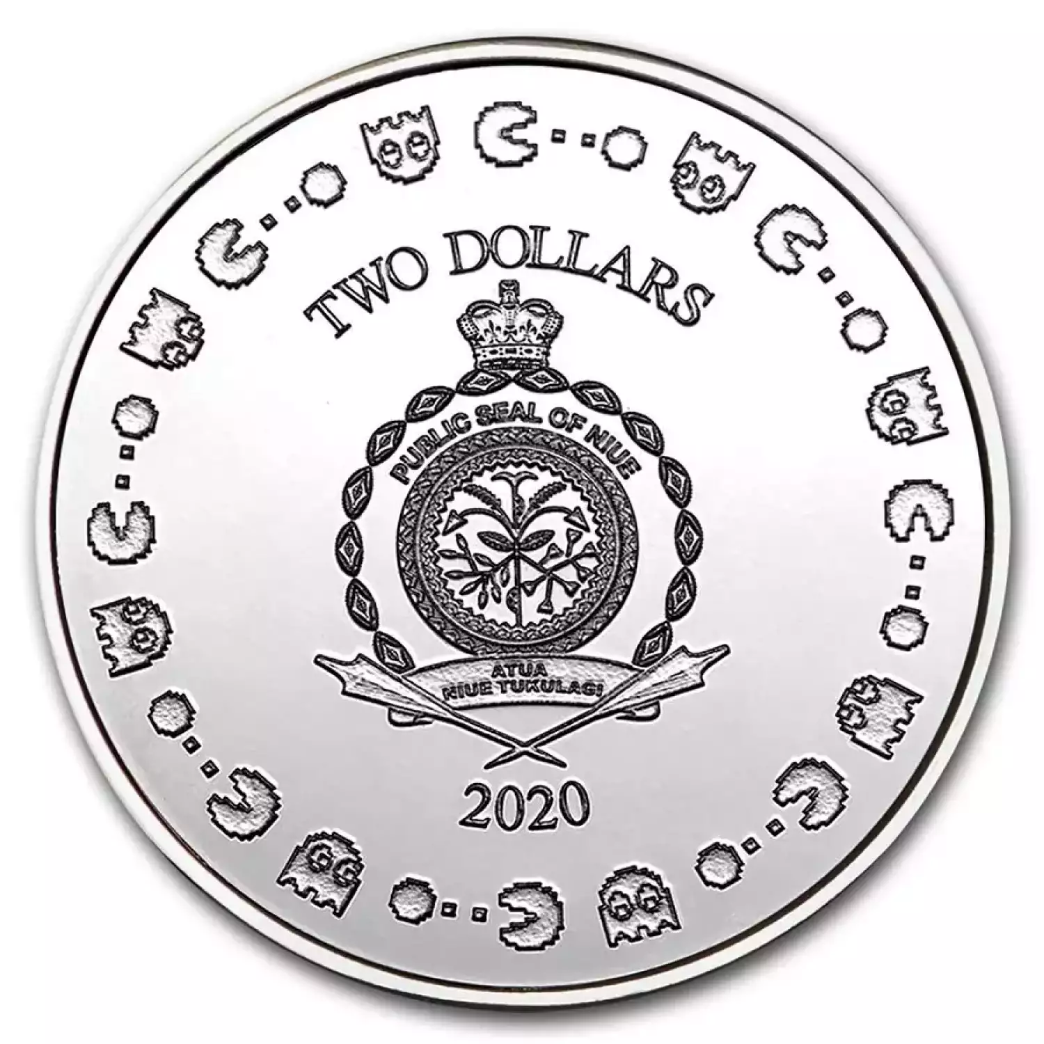 2020 Niue 1 oz Silver $2 PAC-MAN™ 40th Anniversary Coin (2)