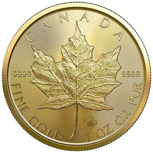 2021 1 oz Canadian Gold Maple Leaf Coin (BU) (2)