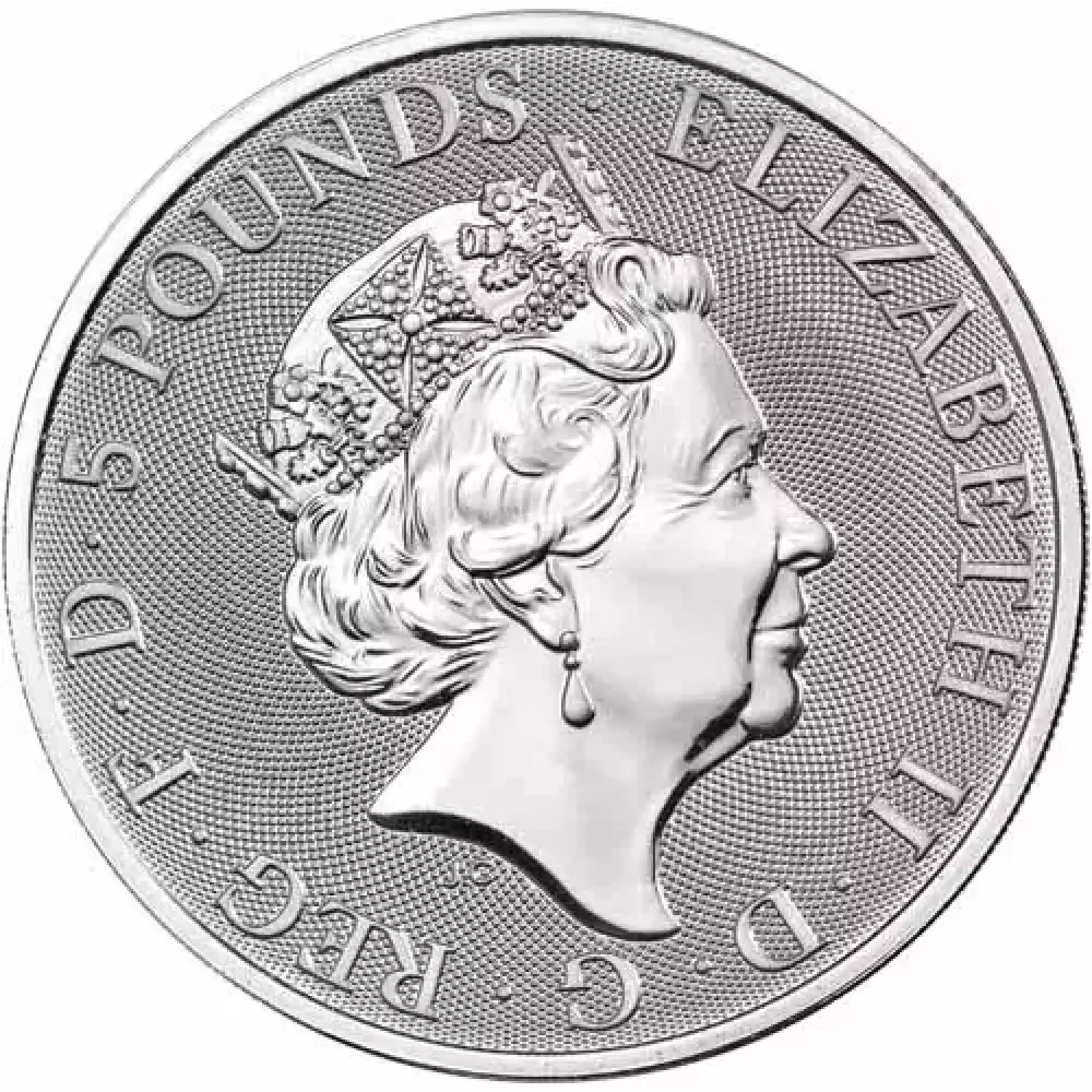 2021 2 oz British Silver Queen’s Beast Collection Coin (BU) (2)