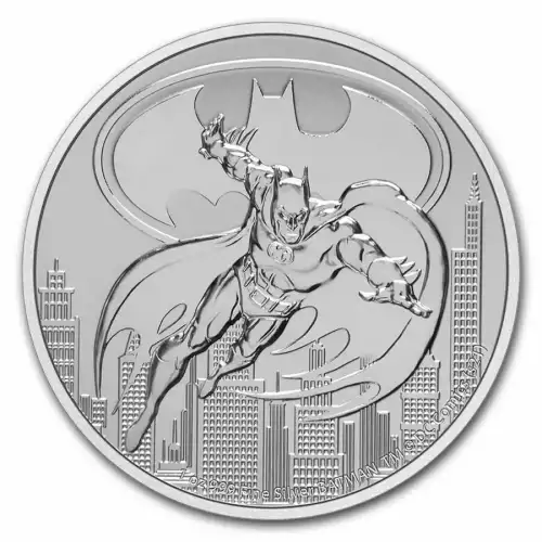 2021 Batman DC Comics Justice League 1 oz .999 Silver Round Coin NIUE