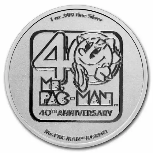 2021 Niue 1 oz Ag $2 Ms.PAC-MAN™ 40th Anniversary Coin in TEP (3)