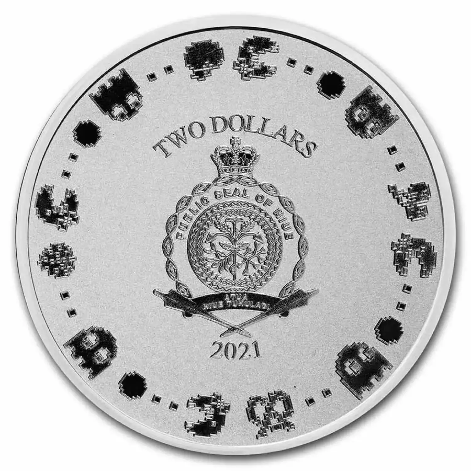 2021 Niue 1 oz Ag $2 Ms.PAC-MAN™ 40th Anniversary Coin in TEP (4)