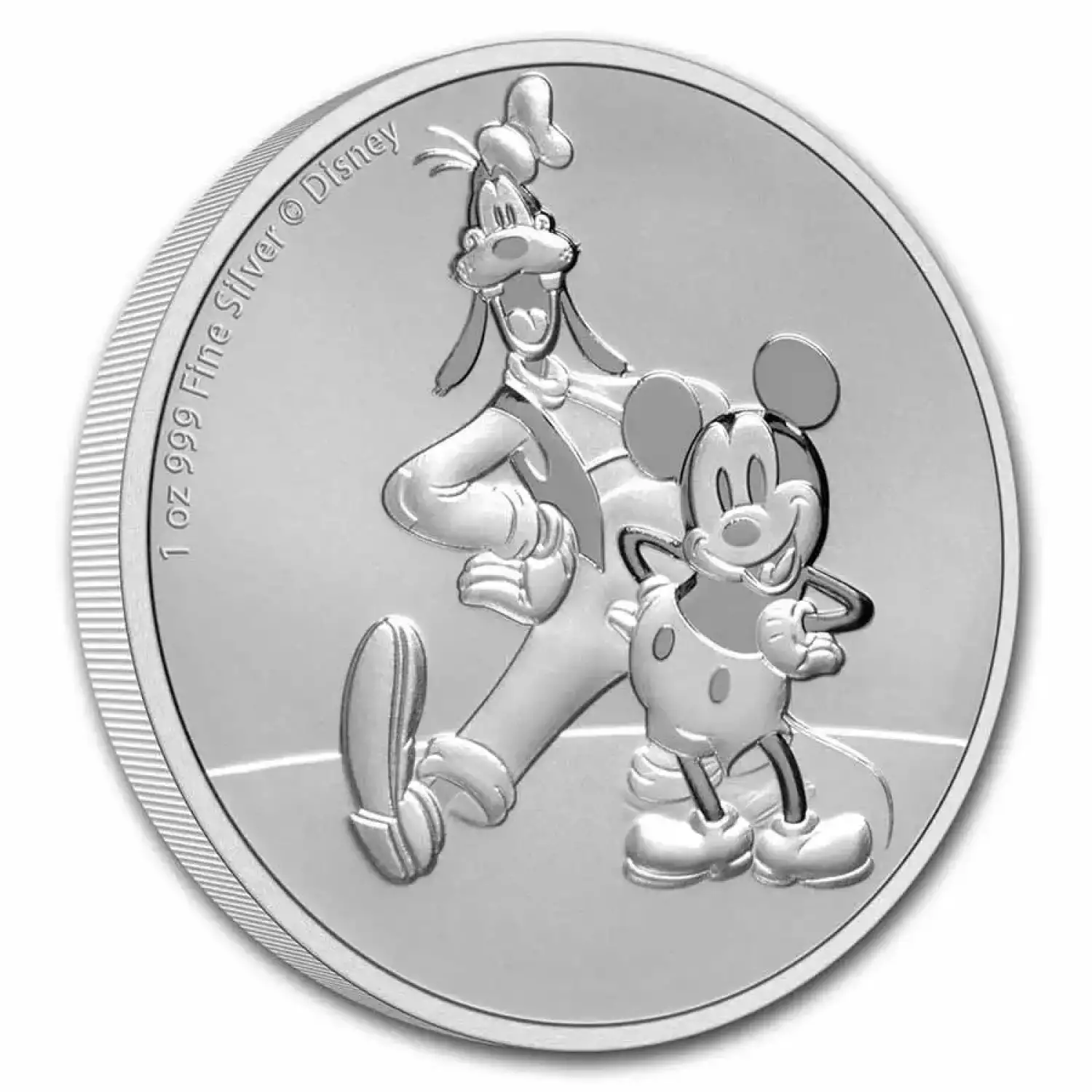 2021 Niue 1 oz Silver $2 Disney Mickey & Goofy BU (3)