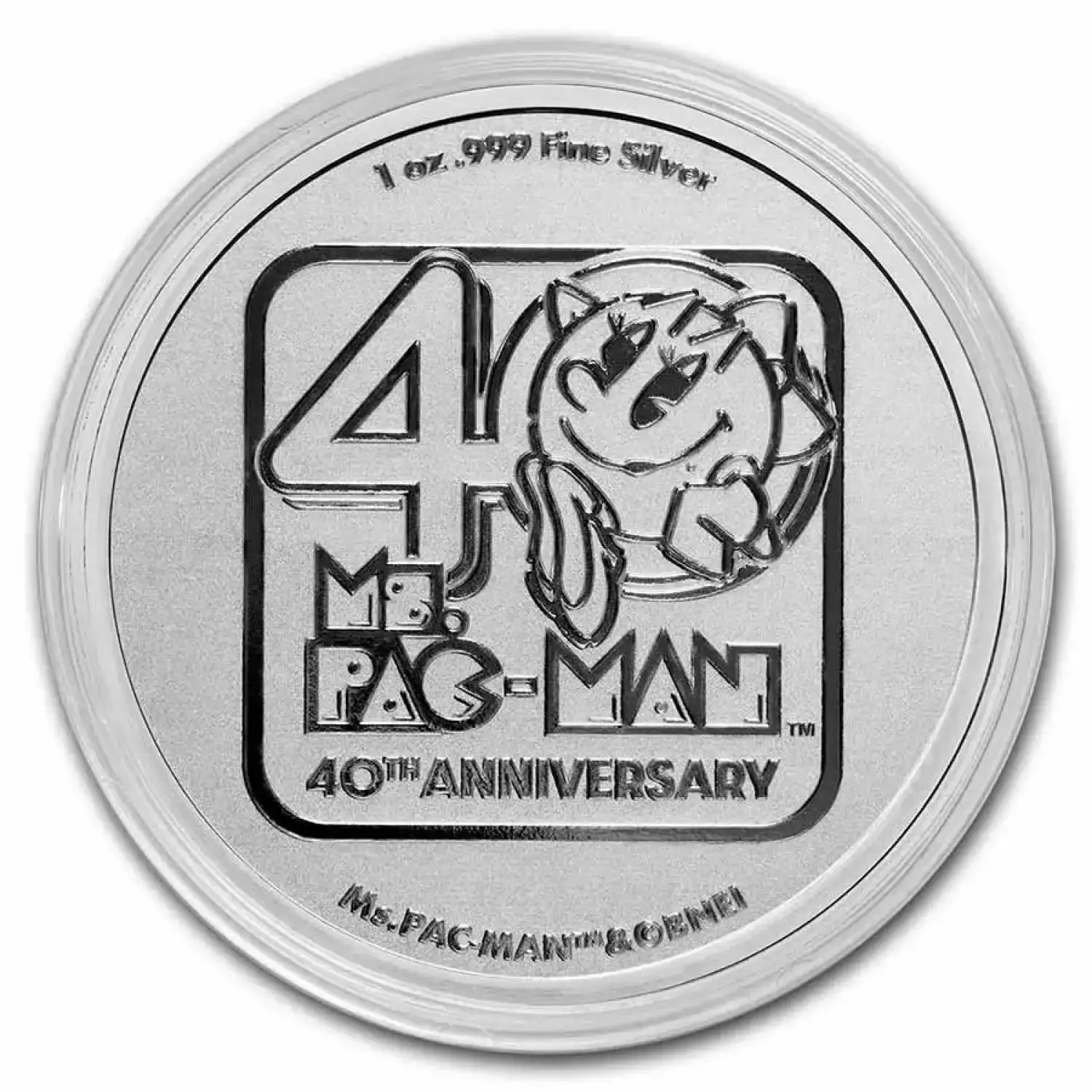 2021 Niue 1 oz Silver $2 Ms.PAC-MAN™ 40th Anniversary BU (3)