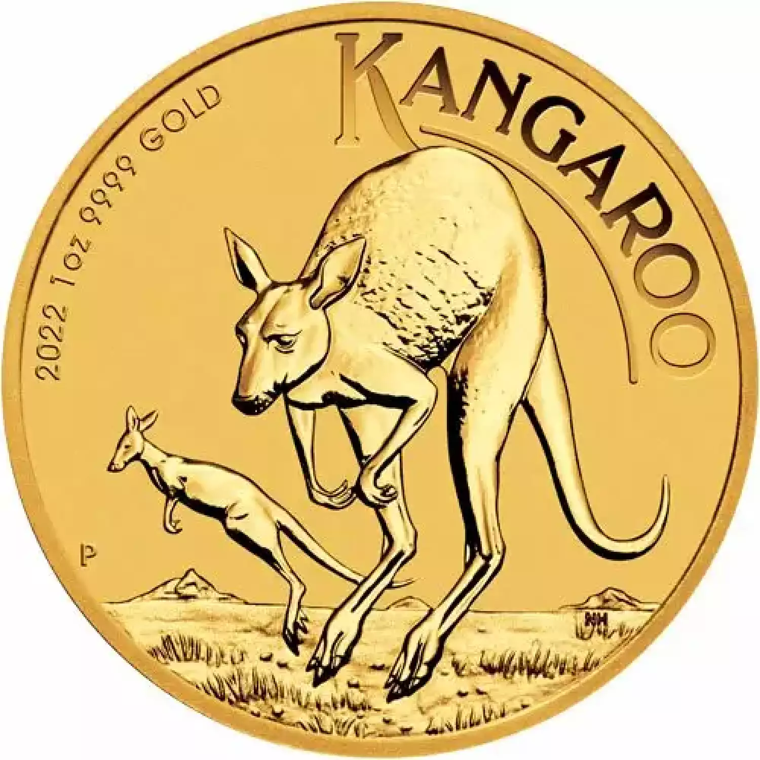 2022 1 oz Australian Gold Kangaroo Coin (1)