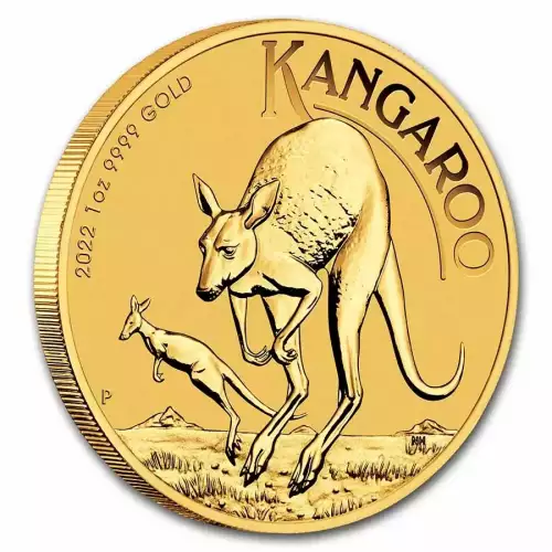 2022 1 oz Australian Gold Kangaroo Coin (5)