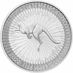 2022 1 oz Australian Silver Kangaroo Coin (BU) (1)