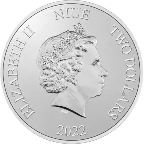 2022 1 oz Niue Silver Star Wars Darth Vader Coin (BU) (2)