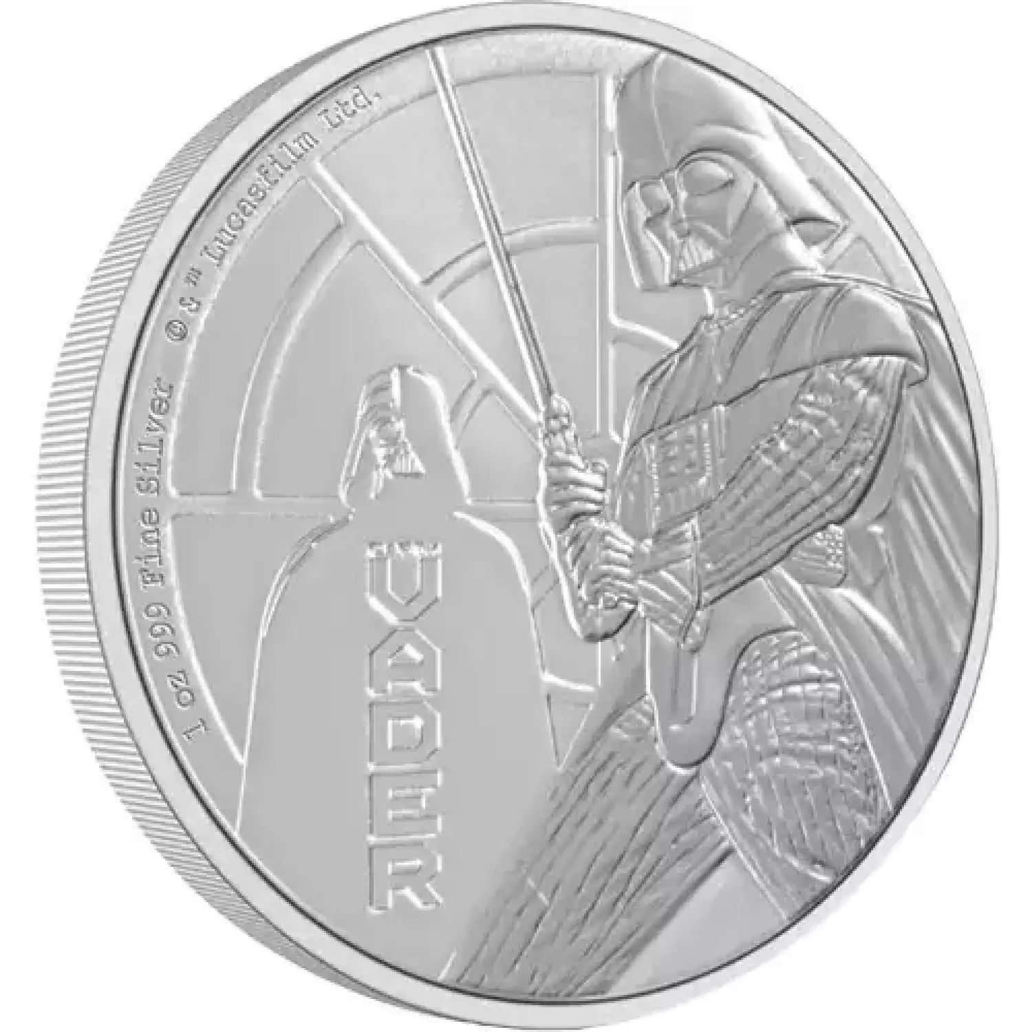 2022 1 oz Niue Silver Star Wars Darth Vader Coin (BU) (3)