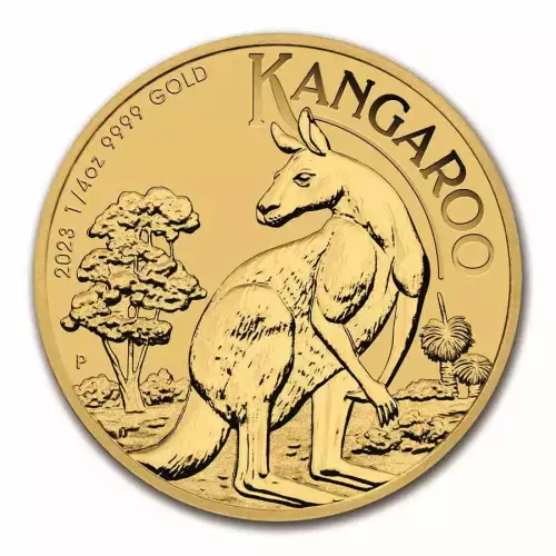 2023 1/4oz Australian Gold Kangaroo BU