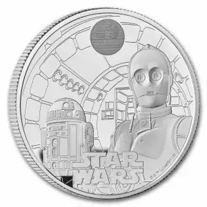 2023 GB Star Wars: R2-D2 and C-3PO £5 Silver Proof Coin (2)