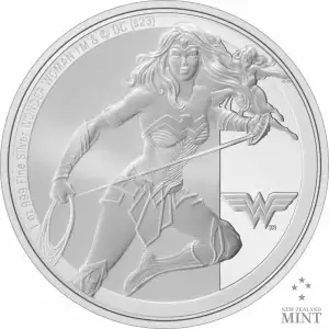 2023 Niue DC Comics Wonder Woman Classic 1oz Silver Proof Coin Mintage of 5000