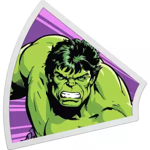 2023 Niue Marvel Avengers 60th Ann. Hulk 1oz Silver Colorized Proof Coin (2)
