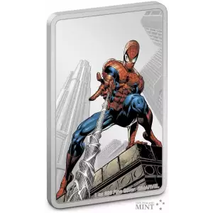 2023 Niue Marvel Spider Man Day 1oz Silver Colorized Proof Coin Mintage of 2023