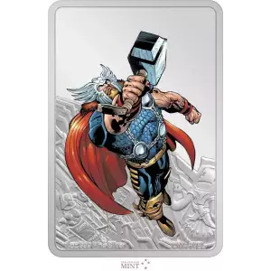 2023 Niue Marvel Thor 1oz Silver Colorized Proof Coin Mintage of 2023