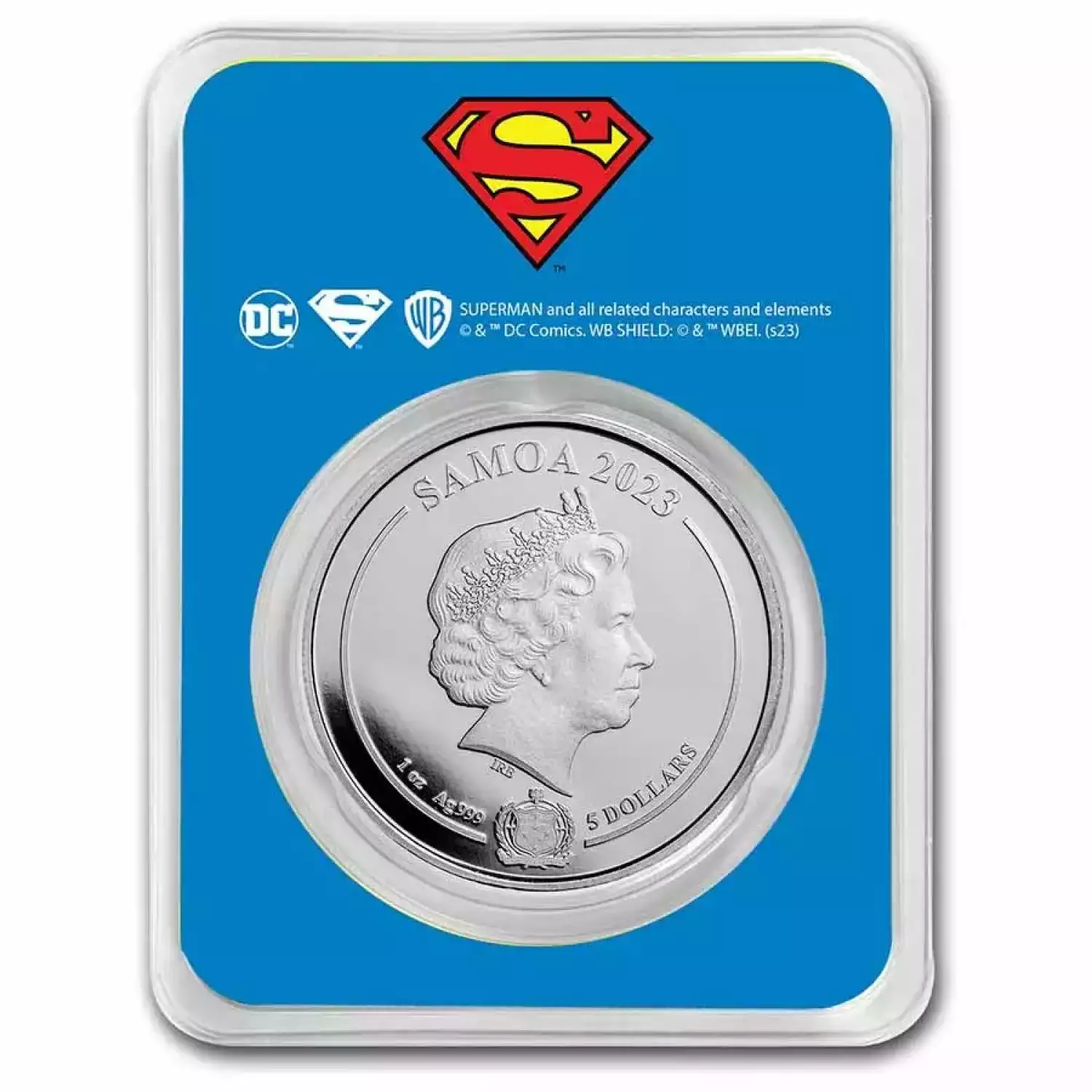 2023 Samoa 1 oz Silver DC Comics Superman BU (with TEP) (2)