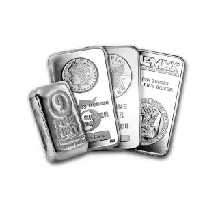 5 oz Silver Bar (Varied Condition, Any Mint) (2)